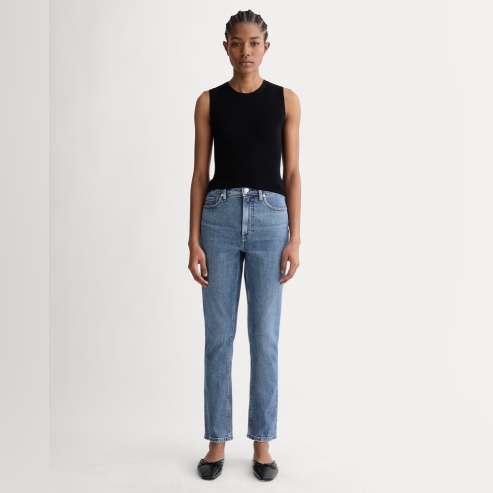 Everlane Women's Straight Leg Jeans - Blue
